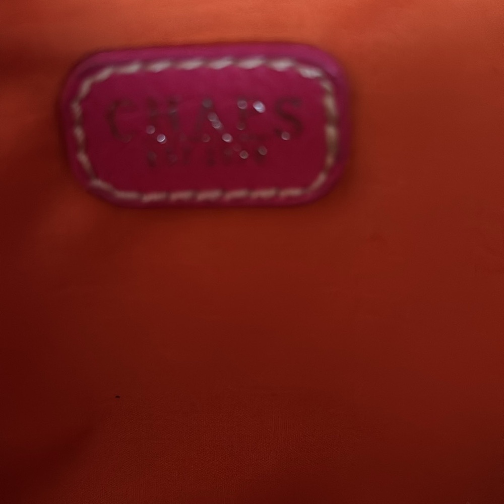 Pink and Tan Woven Handbag - Picture 4 of 4